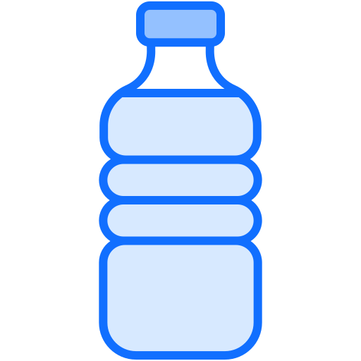 Plastic water bottle icon, refreshing blue liquid isolated 24730274 Vector  Art at Vecteezy