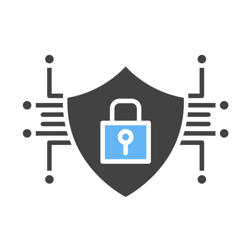 la seguridad cibernética icono gratis