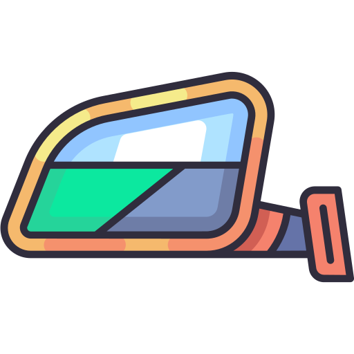 Rearview Generic Outline Color icon