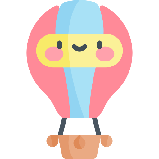 Hot air balloon free icon