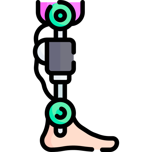 Robotic leg free icon Robotic leg free icon