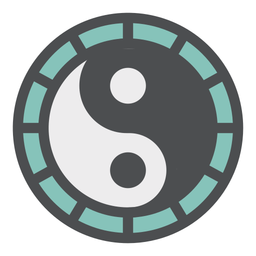 yin yang icono gratis