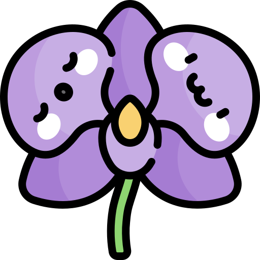 orquídea icono gratis