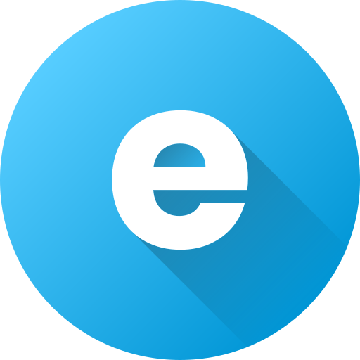 Letter e Generic Circular icon