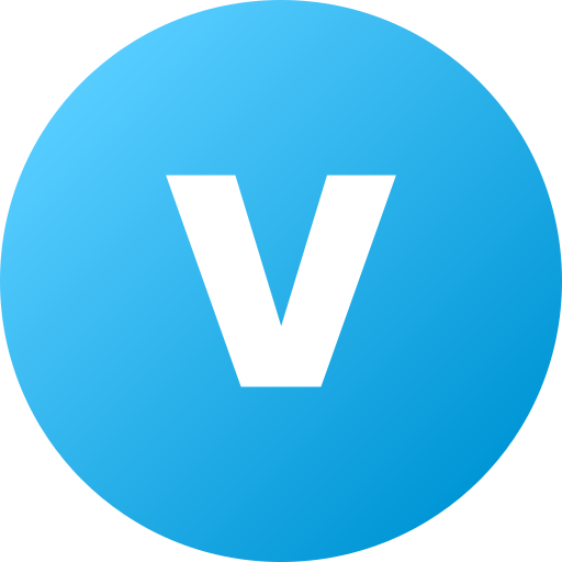 Letter v Generic Flat Gradient icon