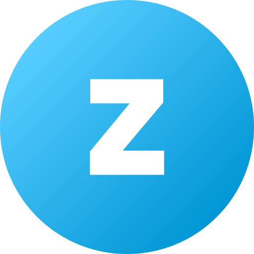 Z flat. Z icon.