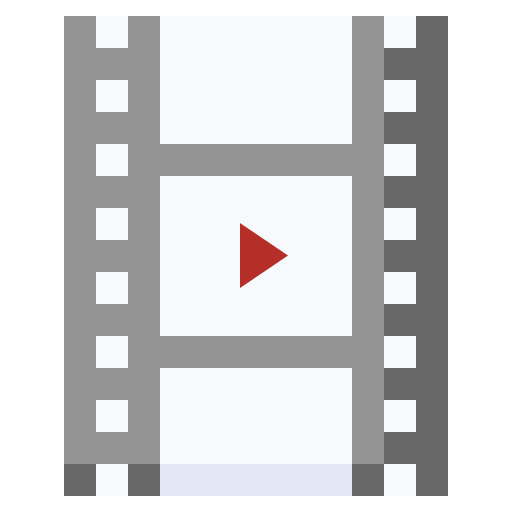 reproductor de video icono gratis