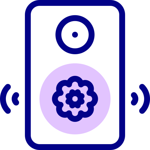 altavoz de música icono gratis