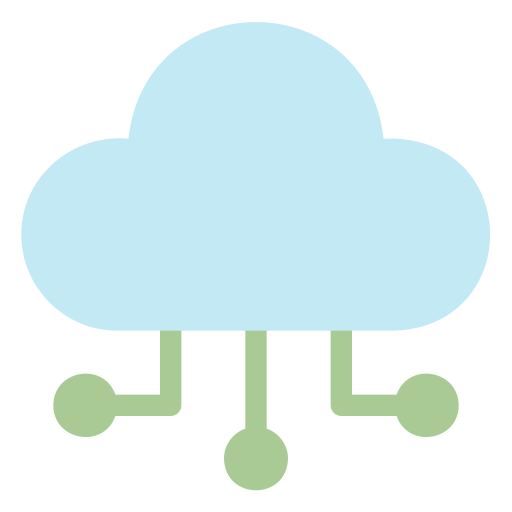 Cloud computing Generic Flat icon