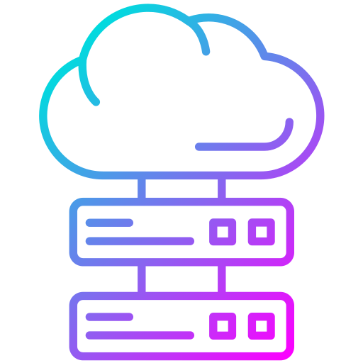 almacenamiento en la nube icono gratis
