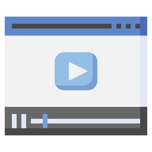 reproductor de video icono gratis