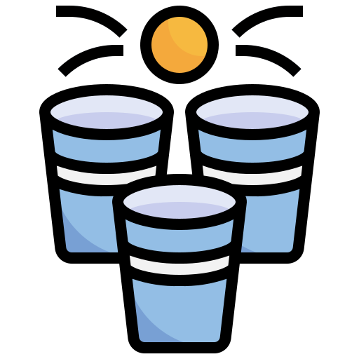 pong de la cerveza icono gratis