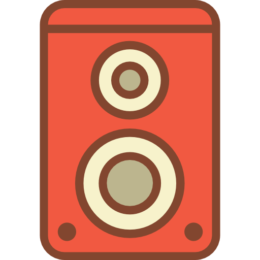 altavoces icono gratis