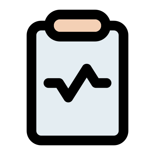 informe médico icono gratis