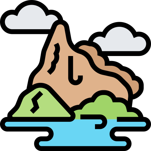 île Icône gratuit île Icône gratuit
