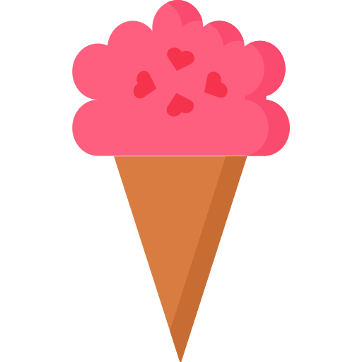 cucurucho de helado icono gratis