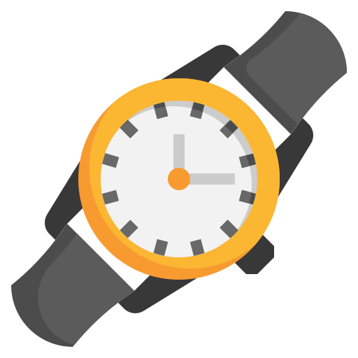 reloj de pulsera icono gratis