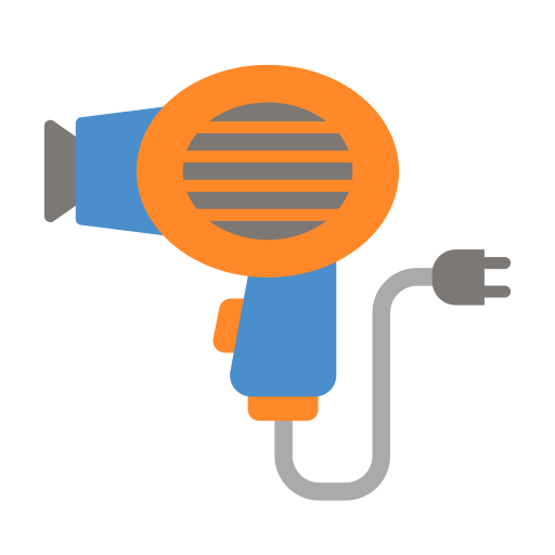 secador de cabelo grátis ícone