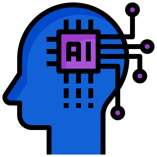 Artificial intelligence Generic Outline Color icon