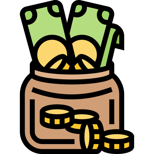 dinero en efectivo icono gratis