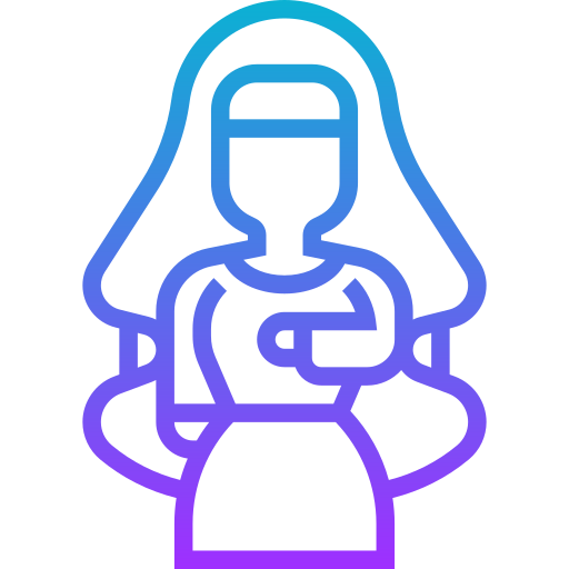 Nun free icon