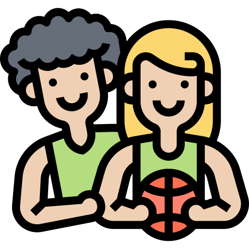 jugadores de baloncesto icono gratis