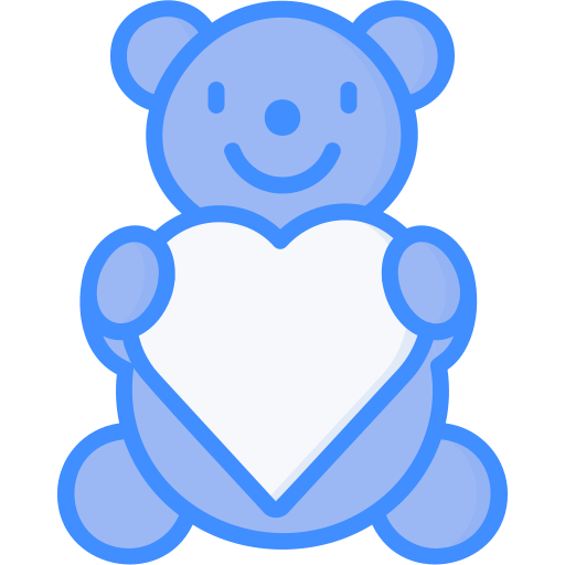 osito de peluche icono gratis