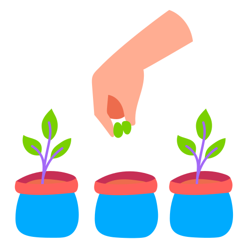 plantación gratis sticker