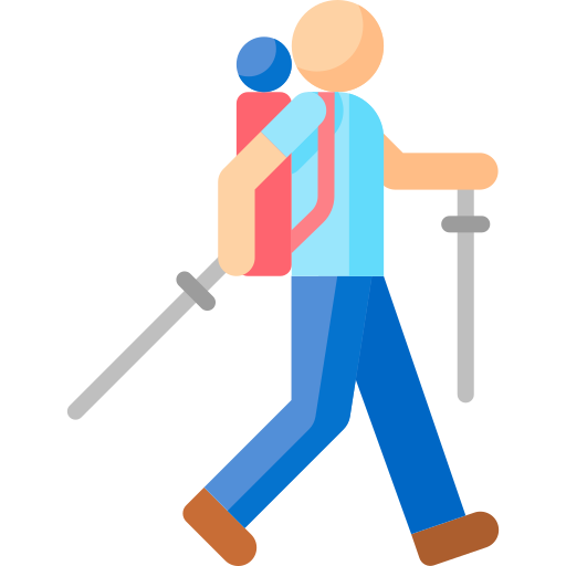 Trekking free icon