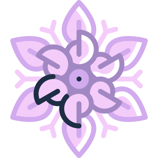 diseño floral icono gratis