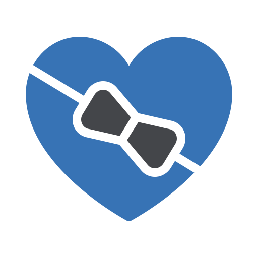 Heart box free icon