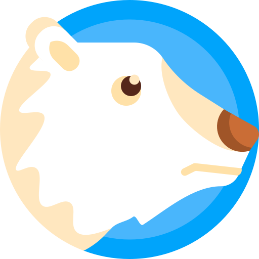 oso polar icono gratis