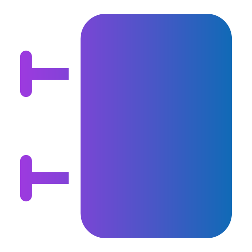 Rectangle Generic Flat Gradient icon