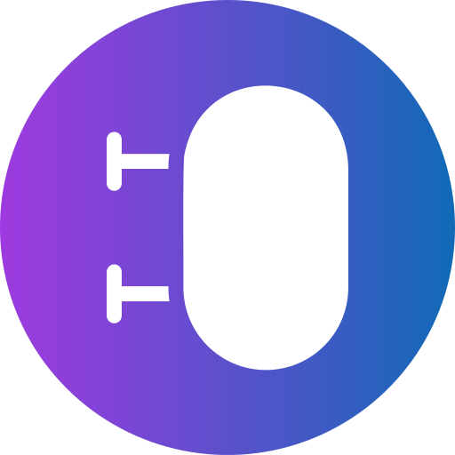 Oval shape Generic Flat Gradient icon