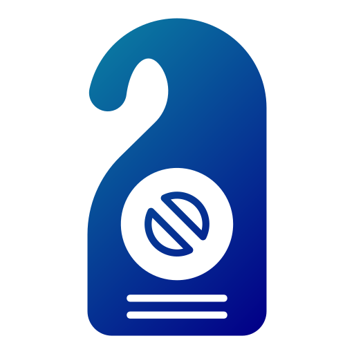 Door hanger free icon