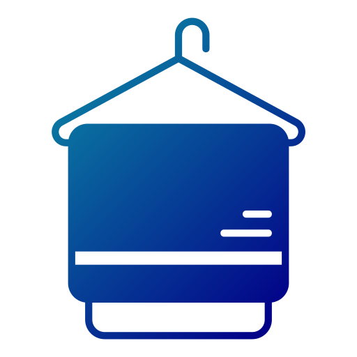 Towel hanger free icon