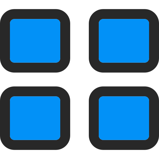 Menu Generic Outline Color icon