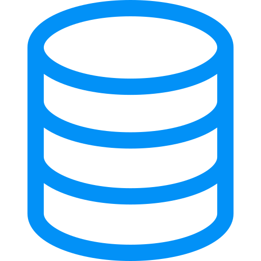 Database Generic Simple Colors icon