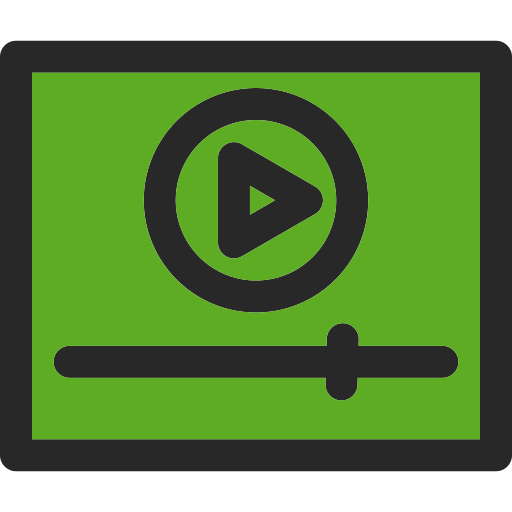 reproductor de video icono gratis