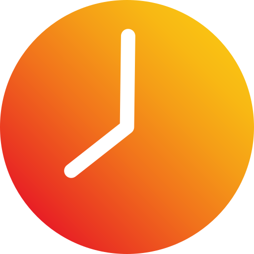 ícone com relógio para aplicativo em a transparente fundo, criada com  generativo ai 23651900 PNG