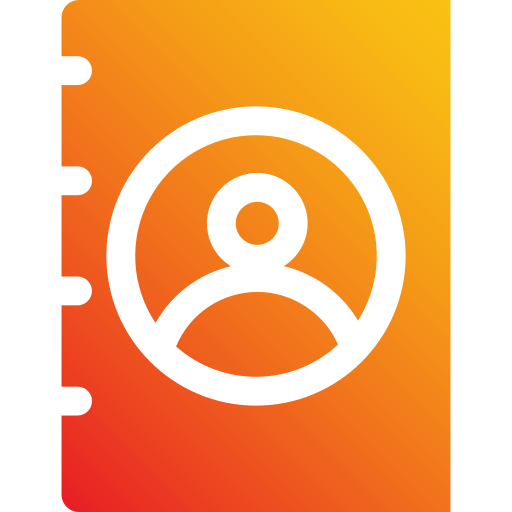 guía telefónica icono gratis