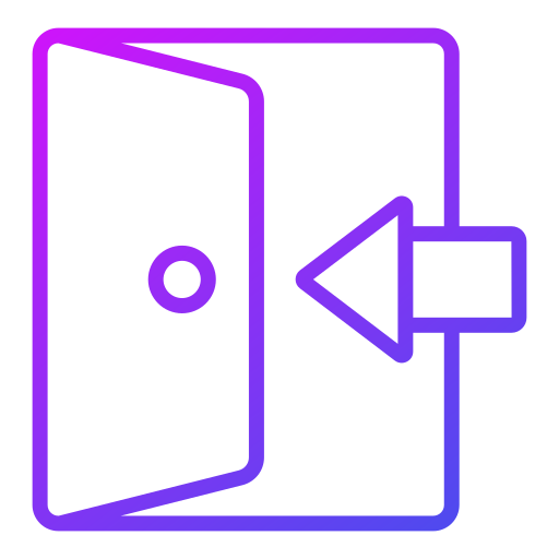 Login Generic Gradient icon