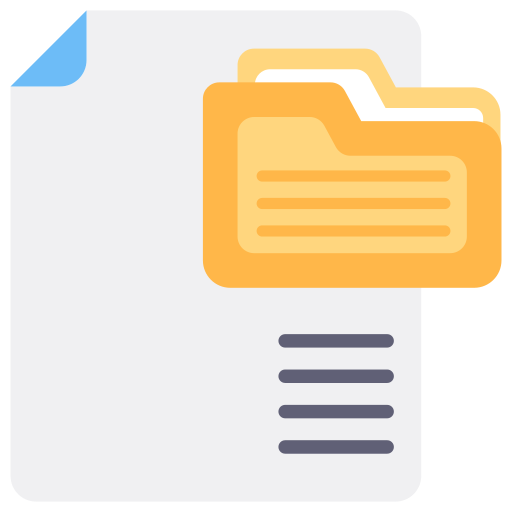 File and folder Generic Flat icon