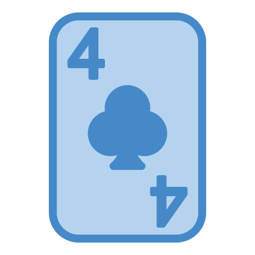 cuatro de tréboles icono gratis