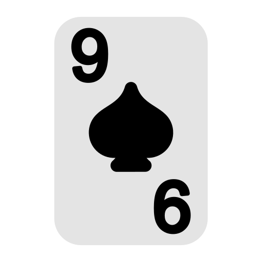 Nine of spades free icon