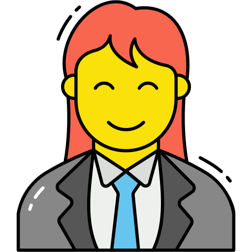 mujer de negocios icono gratis