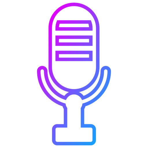 Mic Generic Gradient icon