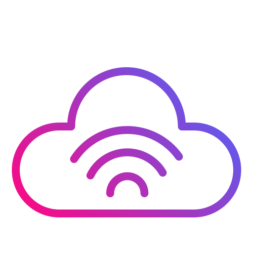 servicio de almacenamiento en la nube icono gratis