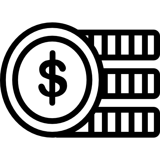 monedas icono gratis