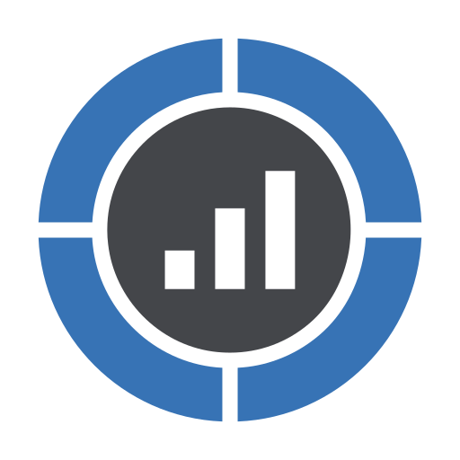 Graph Generic Blue icon